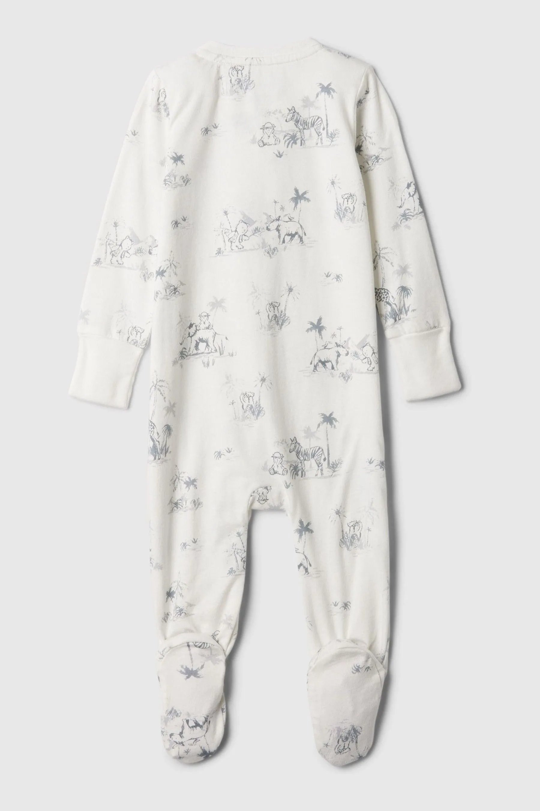 White Organic Cotton First Favourites Sleepsuit (Newborn-9mths)