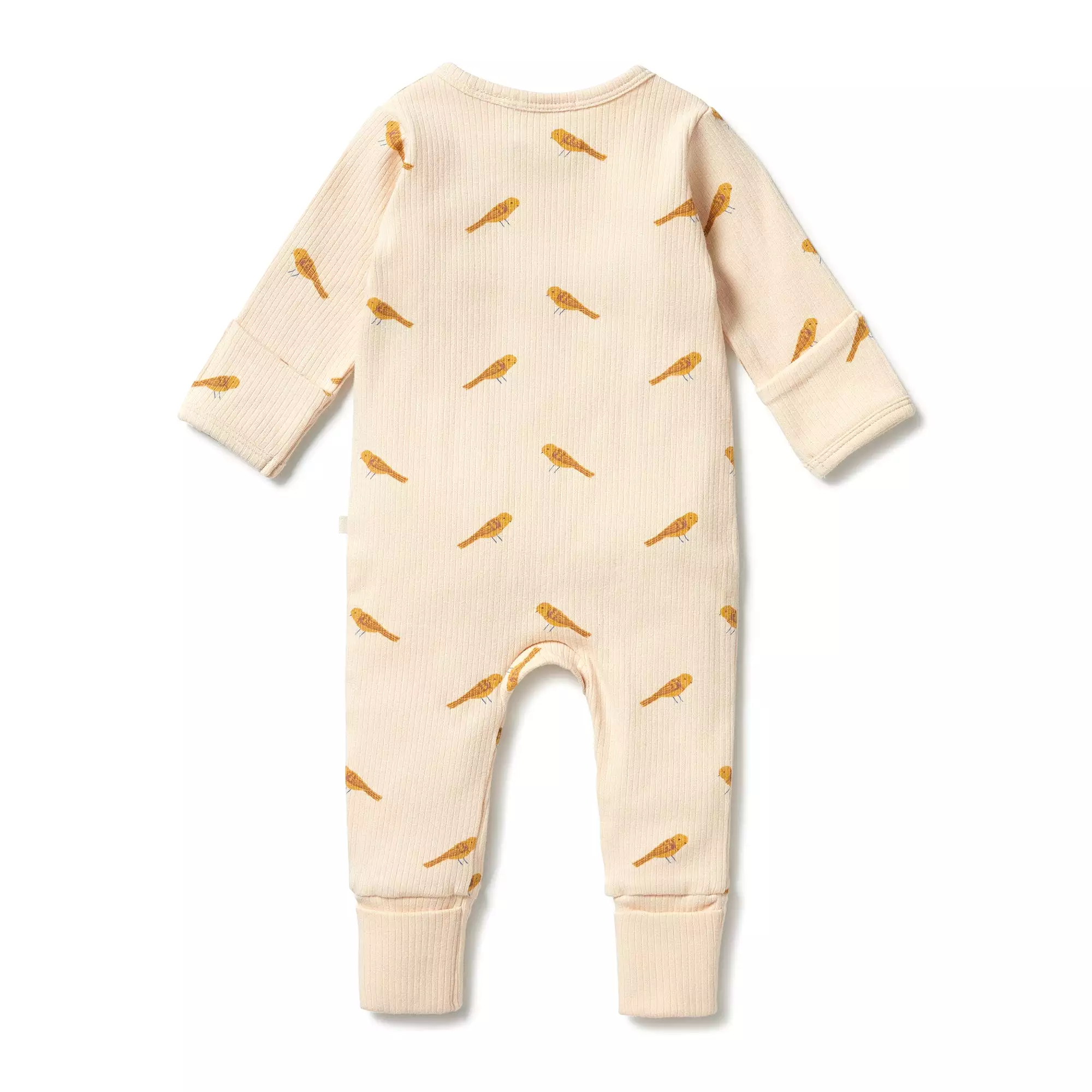 Wilson & Frenchy Organic Zipsuit - Tweet Tweet