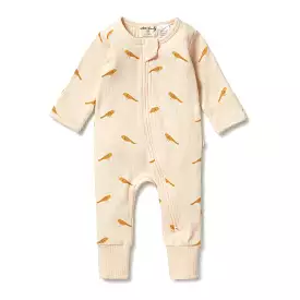 Wilson & Frenchy Organic Zipsuit - Tweet Tweet