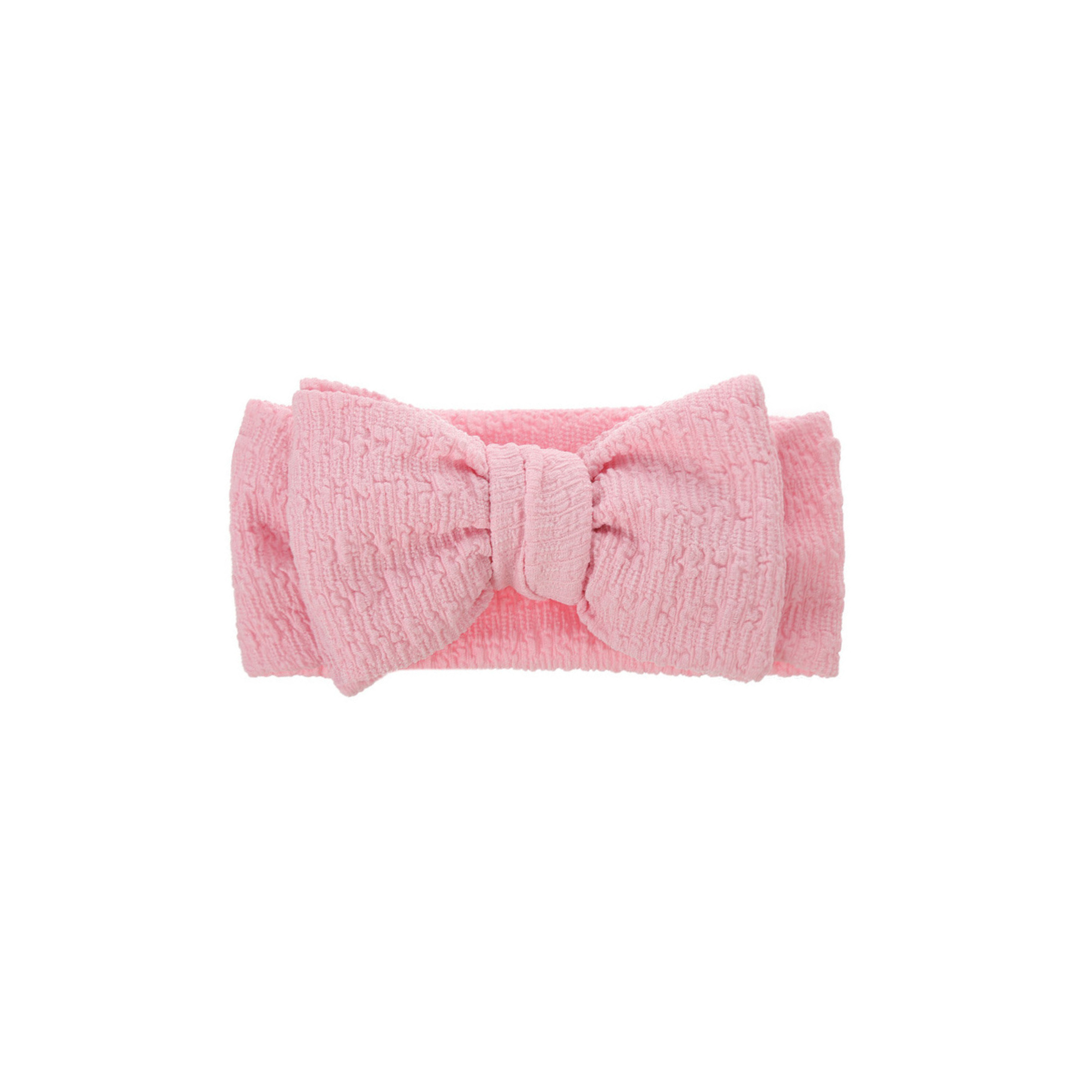 Zali Baby Headband Bow in Flamingo