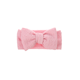 Zali Baby Headband Bow in Flamingo