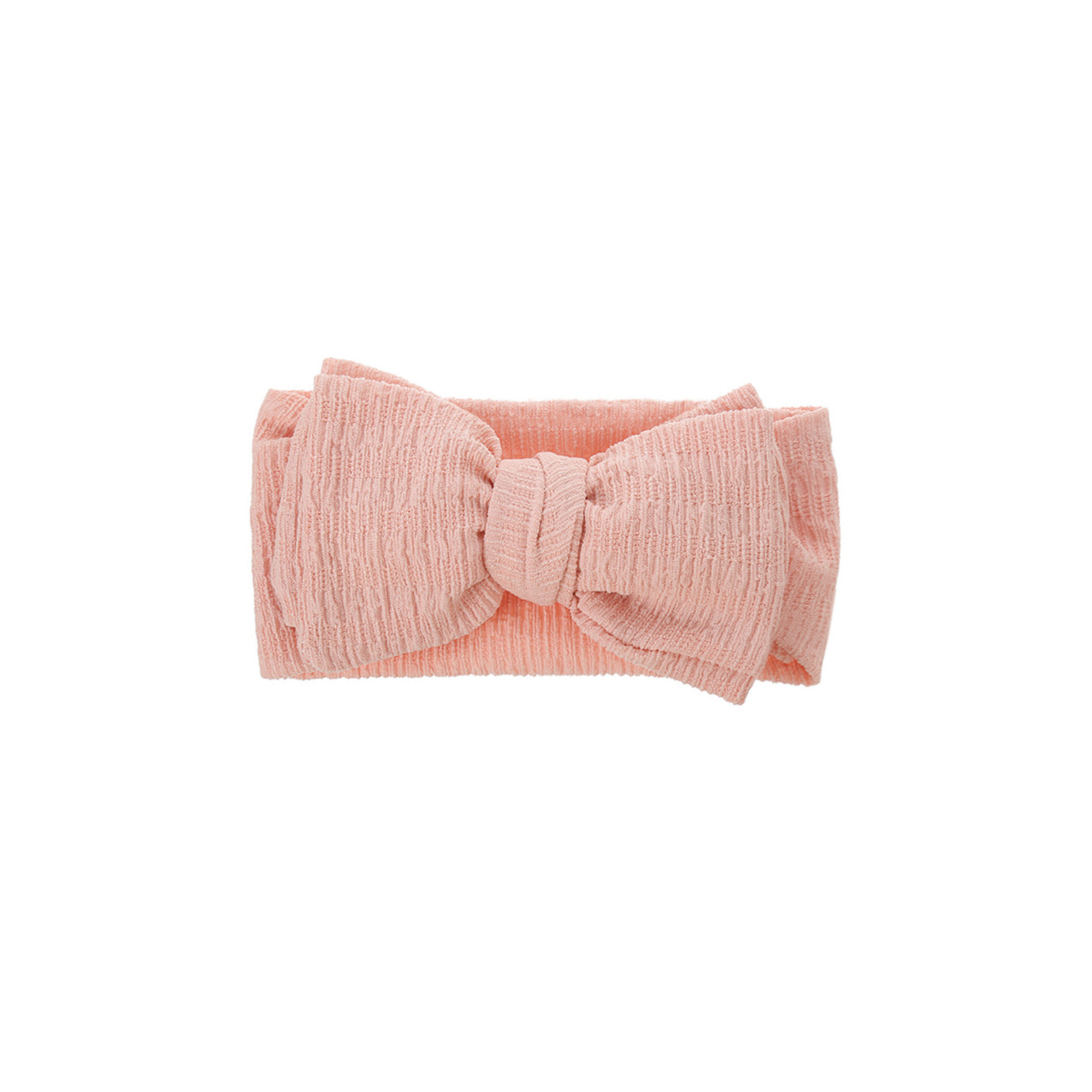 Zali Baby Headband Bow in Peach