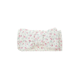 Zali Baby Headband Bow in Pink Rose