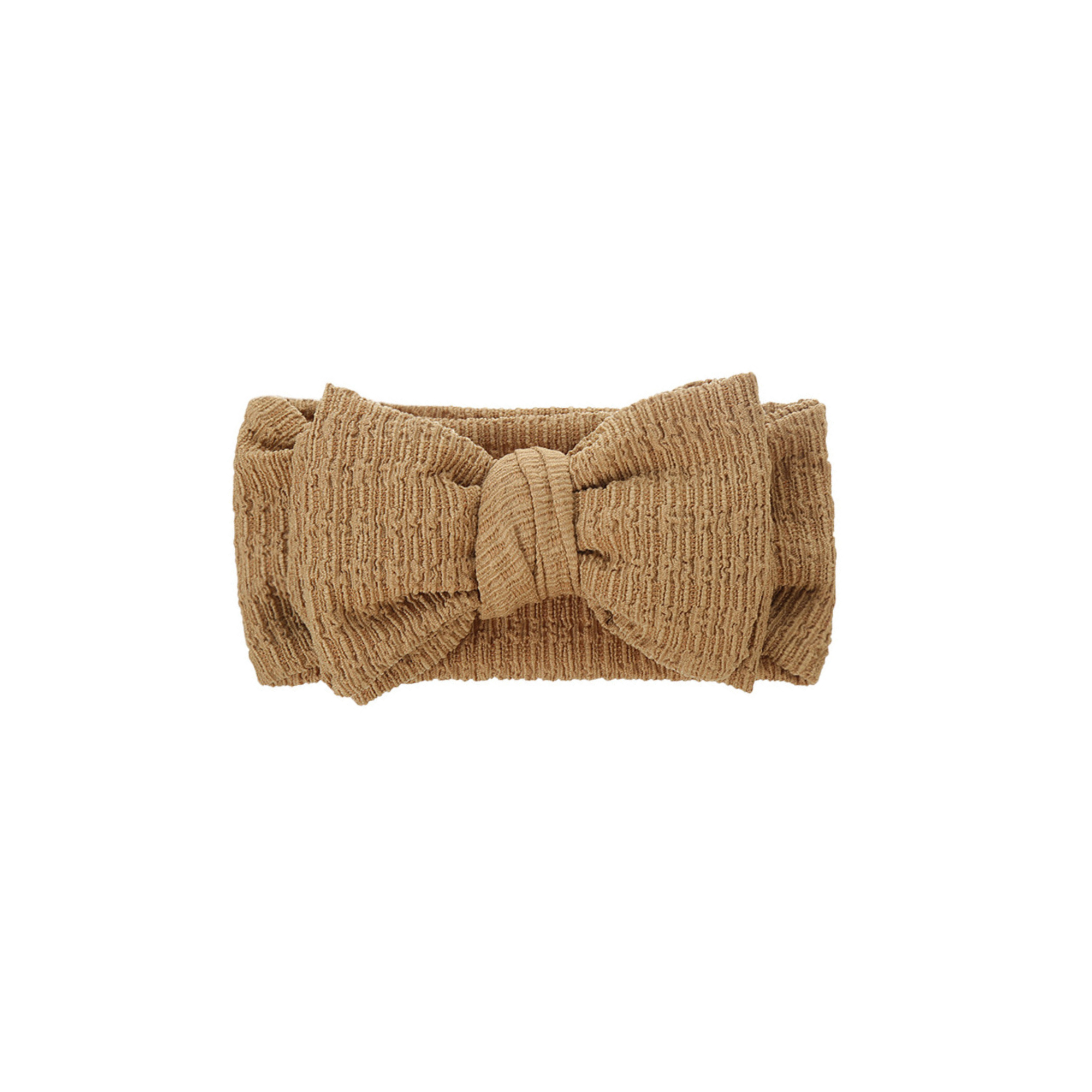 Zali Baby Headband Bow in Tawny